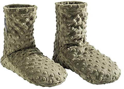 Sonoma Lavender Spa Booties, mikrowellengeeignete beheizte Hausschuhe, luxuriöse Kräuterschuhe, Kräuterschuhe, Aromatherapie, Fußwärmer