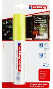 Edding 6 x Kreidemarker 4090 4-15mm neongelb