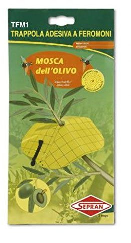 Sepran Tfm1 Trappola per Mosca Dell'Olivo Confezione da 2 Trappole.