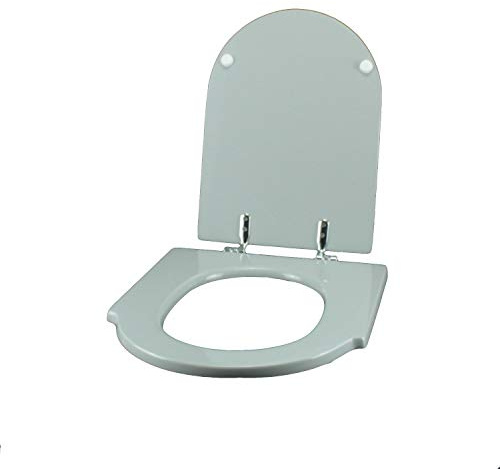 Copriwater Dolomite ZAGARA GRIGIO MANHATTAN Cerniera Cromo-Sedile-Asse Wc