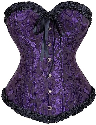 WLFFW Corsés y Bustiers Para Mujer corset Fiesta