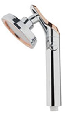 SXOPU Regenduschkopf mit Druck, verstellbar, um 360 ° drehbar, wassersparend, mit einem Knopf zum Stoppen der Handbrause Badezimmer-Set Dusche (Farbe: Silber)