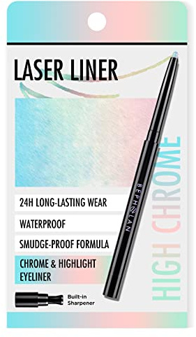 BEPHOLAN Eyeliner-Stift in Rosa, Blau, 2-in-1, wasserfest, Glitzer-Gel, Eyeliner, Highligter, Meerjungfrauen-Make-up, Wasserlinie, Eyeliner, wischfest (Fairy Tale)