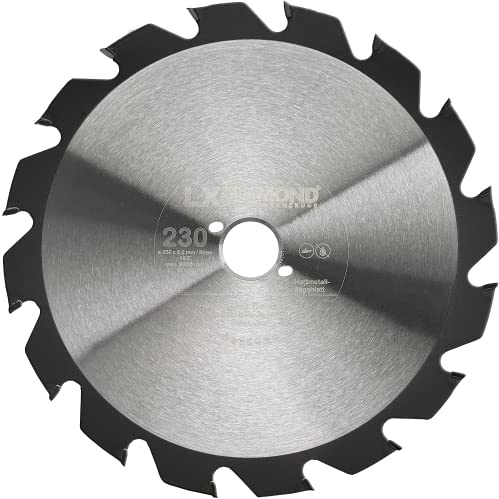 LXDIAMOND Hartmetall Sägeblatt 230mm für Holz, Bauholz, Holzfenster - Trennscheibe passend für Bepo FFS 230 Fensterfräse Montagefräse Fensterfugenschneider 230 mm - in Premium Qualität