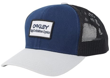 Oakley Herren B1b Trucker-Mütze mit High-Definition-Optik Baseballkappe, Blau, Einheitsgröße