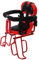 UESUENYENS Fahrrad Sicherheits-Kindersitz Halterung Baby Fahrrad Sitz Hinten Rot/Blau DHL Rot für Kinder von 6 Monaten bis 6 Jahren (Rot)