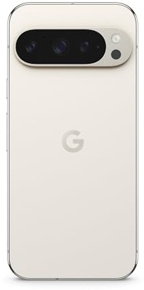 Google Pixel 9 Pro - Unlocked Android Smartphone with Gemini, Triple Rear Camera System, 24-Hour Battery, and 6.3 Super Actua Display - Porcelain, 256GB (Renewed)