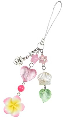 LEGENTLISUR Charms mignons pour téléphone portable Y2Y Charms Y2Y Fleur Porte-clés Accessoires Pour sacs Caméra Pendentif Décoration Pour femmes, Acrylique