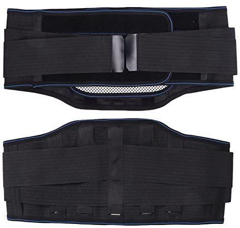ACOGEDO Cinturón de Espalda Lumbar Auto Calefacción XXL | Soporte de Cintura de Lona Transpirable para Ancianos | Alivio del Dolor Cinturón de Protección de la Cintura Abdominal
