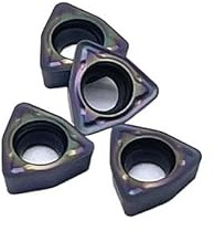 Turning Tool 10pcs WCMX030208 WCMX040208 WCMT050308 WCMT06T308 WCMT080412-SF TF618 CNC Lathe Cutter Cutting Hardened Steel Inserts Lathe Tools(WCMT06T308 SF TF618)