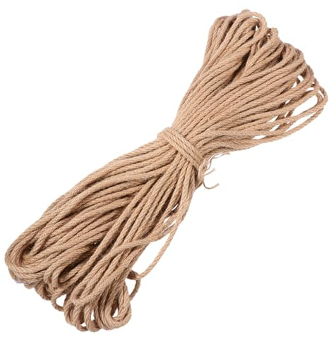 DECOMELODY Hanfseil für Katzenkratzbaum Ersatz oder DIY Bastelarbeiten Robust und Reißfest Beige