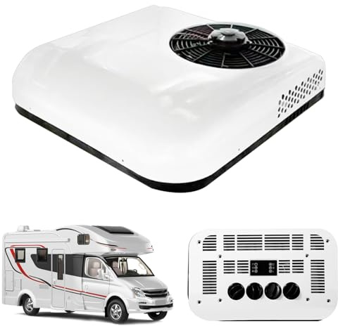 ANAAMAYL Ultradünne Inverter Roof Klimaanlage Für Wohnmobil for Motorhome, Caravan, Camping, Trucks and Vans (Nur Kühlung, 24V)
