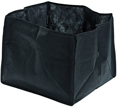 Oase 51203 Cestino Rettangolare in Tessile per Piante, Nero