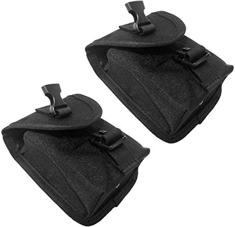 Baoblaze 2er Tauchen Gewichte Gürtel Tasche Bleigurt 5,5 x 4,7 x 1,6 (B)