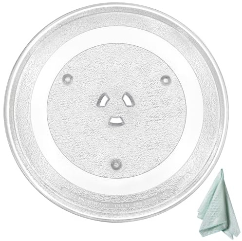 11.25 Microwave Glass Turntable Plate Fit for Samsung GE, 11 1/4 Microwave Glass Turntable Tray Replace WB49X10097 WB39X0078 WB49X10034 EAP651544 PS651544, 365 DAYS WARRANTY by Beaquicy