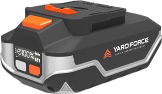 YARD FORCE AL C20E - Batterie Lithium-ION avec capacité de Charge sans Fil pour Tous Les Produits YARD FORCE 20V (Famille CR20), Compatible avec Les appareils prenant en Charge Le Chargement sans Fil