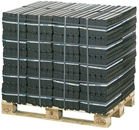 Braunkohlebriketts, Rekord Braunkohle, Kohlebriketts, Kohle Briketts 200-1000KG | 25KG Bündel Kohlebriketts, Ofen, Bündel, Kamin, Heizbriketts (1000)