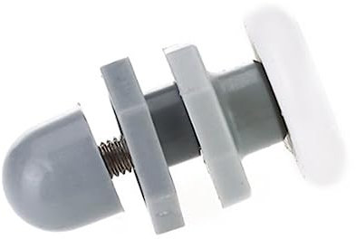 DOITOOL Altmodische Rundrollen Schiebetürlaufräder Für Duschtüren Langlebige Glastür Roller Leichtgewichtige Badezimmer Türräder 8 Stück