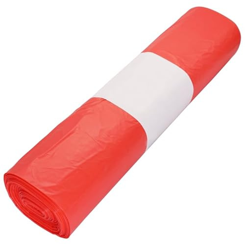 (200 Stück) Müllsäcke 120 Liter rot Müllsäcke 70 x 110 cm Müllsäcke Müllsäcke Müllbeutel