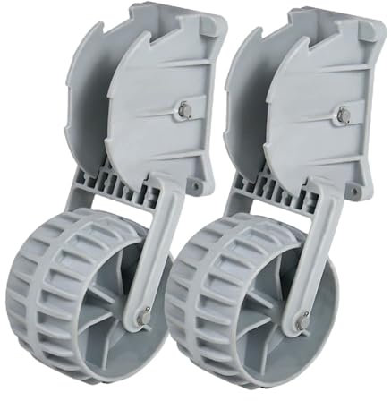 Okiyakusama Hochklappbare, einziehbare Schlauchbooträder, Paar Schlauchboot-Starträder, Bootsschleppräder