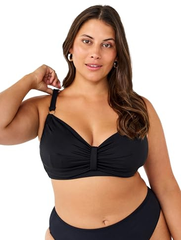 Zizzi Swim by Soutien-gorge de bikini avec armatures pour femme, grande taille, taille 42-60