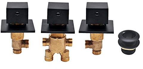 Vanne de contrôle en laiton pour robinet de baignoire, robinet d'eau froide et chaude, robinet mitigeur de cabine de douche, robinet de bain