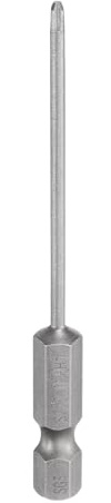 QUARKZMAN Embout de Tournevis Cruciforme Tige Hexagonale de 1/4 Tige | Phillips Ph1, Embout de Tournevis Électrique, en Acier S2, Longueur de 3 (75mm), Magnétique, pour Perceuse, 0,079 (2mm)