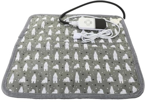 POPETPOP Haustier Heizkissen Verstellbare Temperatur Wärmeunterlage Für Katzen Hunde Winter Warmhalte Matte Für Senioren Neugeborene Und Genesung