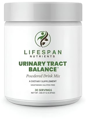 LifeSpan Nutrients D Mannose with Cranberry and Probiotics Powder Supports Urinary Tract and Bladder Health Easy Mix Drink Vegan Gluten Free 30 Servings