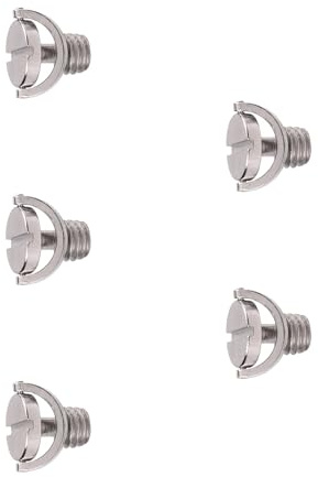 1/4 3/8 pollici D vite di fissaggio in metallo sagomato per fotocamera piastre a risoluzione rapida montaggio treppiede strumento fotografia installazione rapida vite fotocamera