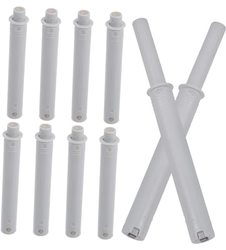 HAMPPLIES 10 juegos Cierres Invisibles para Puertas de Armario con Mecanismo de Presión Pestillos Magnéticos Ocultos para Muebles y Armarios Apertura Táctil Segura y Duradera para Hogares y