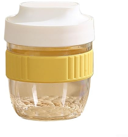 Tasse à salade réutilisable en plastique avec couvercle et cuillère attachée pour la préparation des repas, pour le petit déjeuner, les fruits et les collations, étanche, passe au micro-ondes et au
