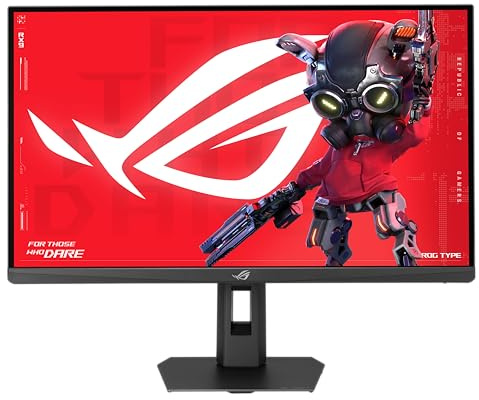 ASUS ROG Strix XG27UCGR 27 Zoll 4K 162Hz USB-C Gaming Monitor | Dual Mode (4K 162Hz / FHD 485Hz), 130% sRGB, 1ms, ELMB Sync, DisplayHDR 400, Stativgewinde, FreeSync Premium, für PS5