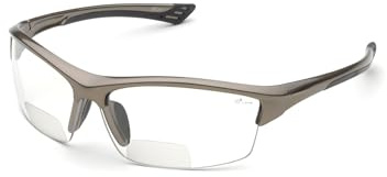 Elvex Full Lens Magnifier, Black Frame /Grey Temple Tips