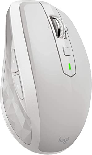 Logitech MX Anywhere 2S Souris sans Fil | Bluetooth et 2,4 GHz, récepteur USB Unifying, Suivi Laser 200 à 4000 PPP, 7 Boutons, Portable/PC/Mac/iPad OS - Grise