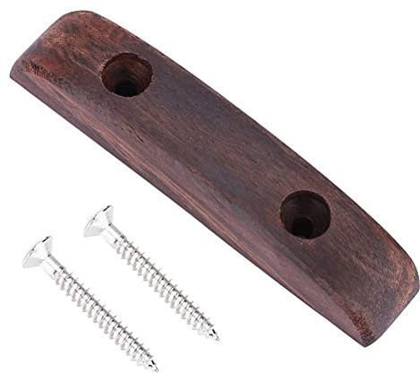 Bassgitarre Daumenauflage aus Palisander mit 2 Schrauben Leicht zu Installieren für E Bass und Kontrabass