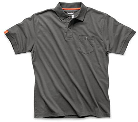 Scruffs Eco Worker Polo Shirt Graphite Size M