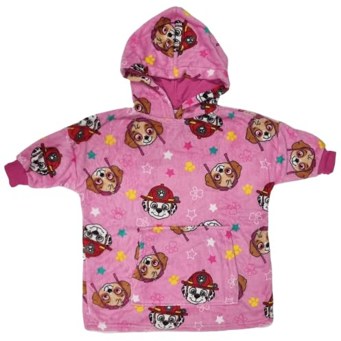 Paw Patrol La Patrulla Canina Manta de Gran tamaño con Capucha para niñas - 4-5 Años
