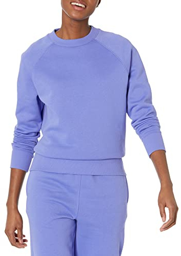 Amazon Essentials Damen Langärmliges Sweatshirt Mit Rundhalsausschnitt Und lockerer Passform (In Übergröße Erhältlich)
