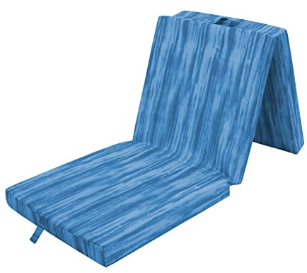 AVANTI TRENDSTORE - Thommy Faltmatratze / Gästematratze - Campingmatratze aus Schaumstoff faltbar in verschiedenen Farben und Mustern erhältlich Maße: LAP ca. 190x8x63 cm