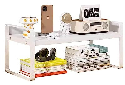 prospekthalter zeitungs zeitschriften Schreibtisch-Buch-Organizer, Wohnzimmer, Schlafzimmer, Schlafsäle, Zeitschriftenständer aus Holz, 2-stufiger Aktenordnerhalter zur Aufbewahrung von Zeitungen, Rec
