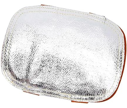 harayaa Saldatura posteriore alluminizzata Mano Pad Guanto per saldatura Scudo termico Guanti per saldatura Pad per taglio Saldatura Forno per saldatore da