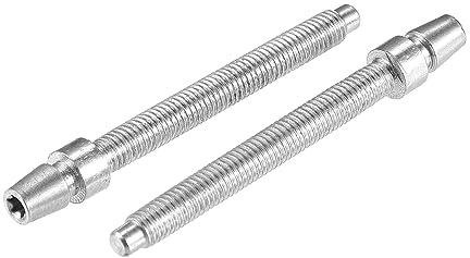 QUARKZMAN 2 Stk Horizontale Einstell Schrauben Für Jeep Wrangler JK 07-18 | Silberton, Legierung, Größen: 42mm/3mm/3.6mm/5mm/M5x0.8/12.3mm, OE: 55078114AA, Direkter Ersatz