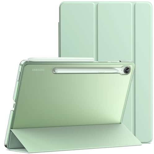 JETech Skyddsfodral för Galaxy Tab S10 Lite/S10 FE/S9 FE 10,9, Mint | Tunn Genomlysande Baksida, Tri-Fold Stativ, Automatisk Väckning/Sömn, Tunt och Stötsäkert