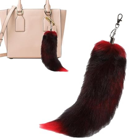 Faux Schlüsselanhänger Schwanz, Fake Fox Tail Schlüsselanhänger | Mehrzweck-Flauschiger Schwanz-Schlüsselanhänger. Pelziger Schwanz-Schlüsselanhänger - Neuartiger, stilvoller Taschenanhänger mit Tiers