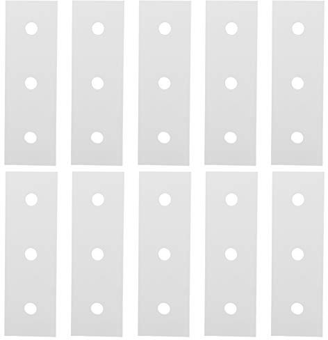 10 Stück Flache Verbindungsplatten aus Aluminium – Starke, Flache, Gerade Ausbesserungsplatten Für Holzbearbeitungs- Und Heimwerkerprojekte(4040-3 Löcher)