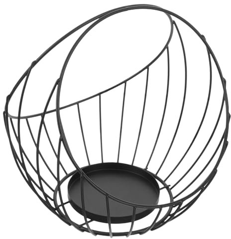 STOBOK Hängender Zeitschriftenhalter Eisen-bücherkorb Metall-aufbewahrungskorb Moderner Schreibtisch-organizer Größe S