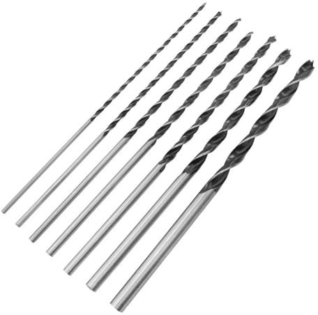 7 Uds 300mm Extra largo Brad Point juego de brocas for madera tres puntos taladro for carpintería herramientas for carpintería