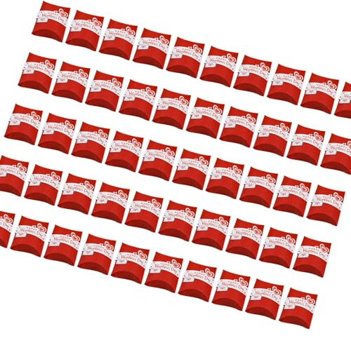 Paquete de 50 cajas de embalaje para el día de San Valentín, contenedores de dulces para bodas y fiestas, suministros de fiesta de cumpleaños