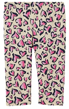s.Oliver Capri-leggings med heltäckande tryck, Ljusgul, 128